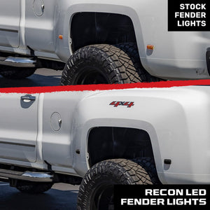 Product of Recon Accessories 264138whbk Side Marker Light