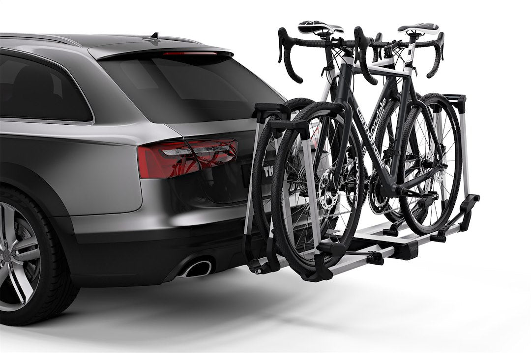 Product of Thule 904011 2 Bikes Bike Wheel Rests On Straps Bike Rack - Receiver Hitch Mount Yes 