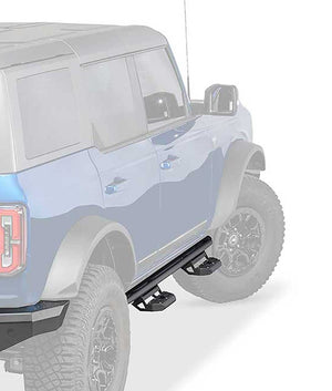 Product of Warn 108284 Black Steel Round Rocker Panel Guard 