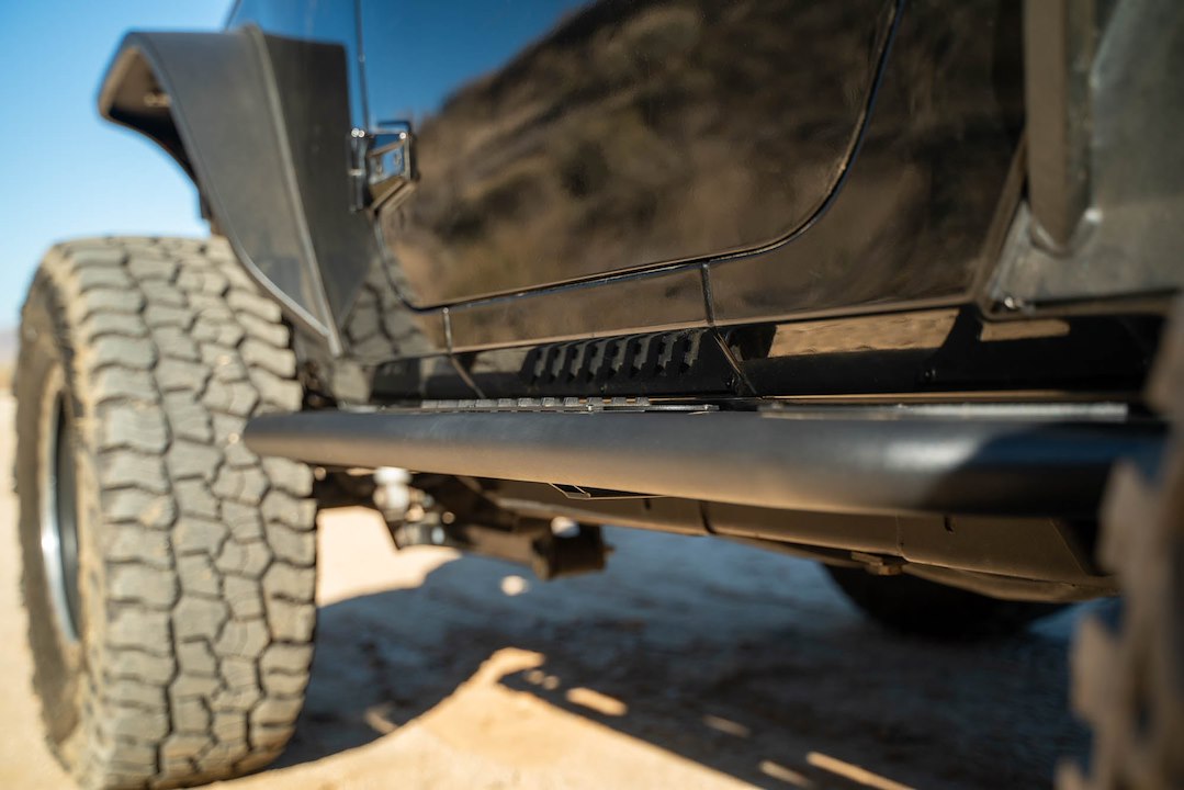 Product of DV8 Offroad SRJK-09 OE Plus Nerf Bar With Surface Steps 
