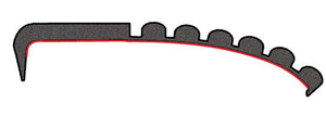 Product of Pacer Performance 21-109 Black Inside And Top Of Rail Bed Side Rail Protector 