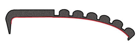 Product of Pacer Performance 21-109 Black Inside And Top Of Rail Bed Side Rail Protector 