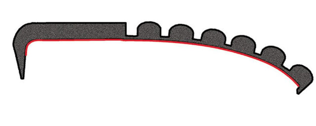 Product of Pacer Performance 21-109 Black Inside And Top Of Rail Bed Side Rail Protector 