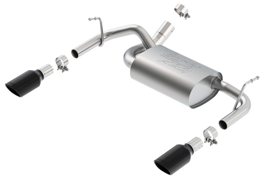 Product of Borla 11860BC ATAK ® Series Axle Back System Single Exhaust System Kit 
