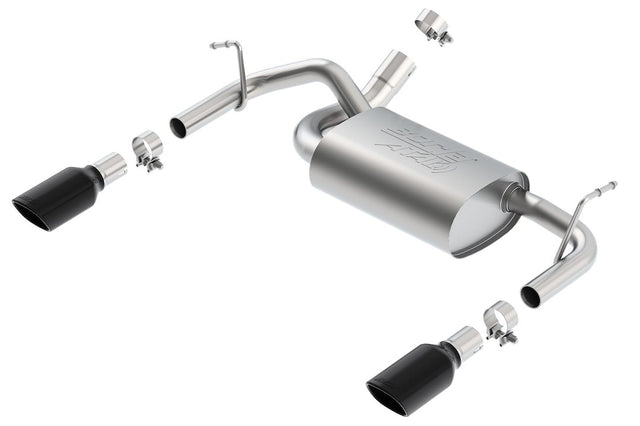 Product of Borla 11860BC ATAK ® Series Axle Back System Single Exhaust System Kit 