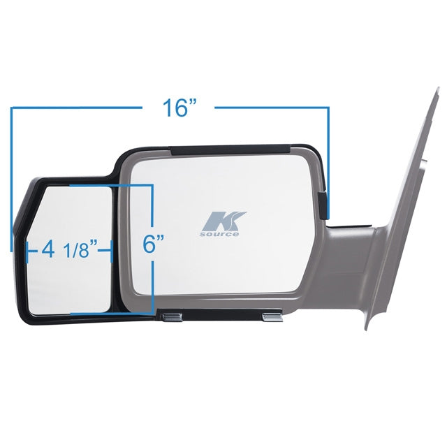 K-Source 81800 Exterior Towing Mirror||81800_3.Jpg||88||k8181800||1124860