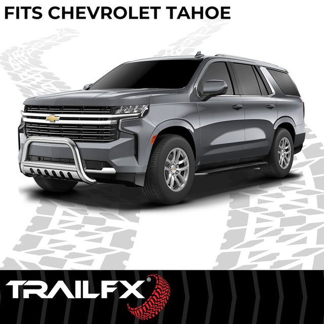 Product of TrailFX B0043S Bull Bar Polished 3 Inch Yes with skid plate 