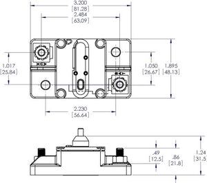 Blue Sea 7187-Bss Circuit Breaker||285-Surface.Jpg||86||b6z7187bss||1646181