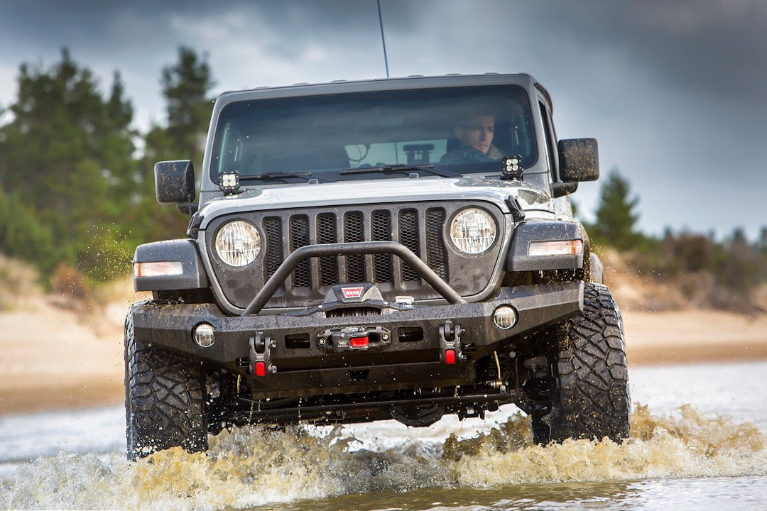 Product of Warn 101420 Elite Series Steel Powder Coated Bumper 