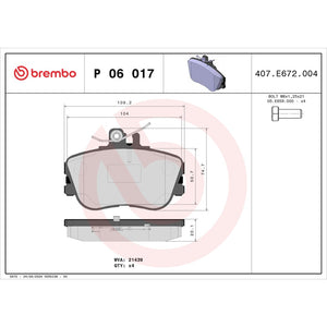 Brembo P06017 Brake Pad||p06017_Drw.Jpg||88||brmp06017||1752147