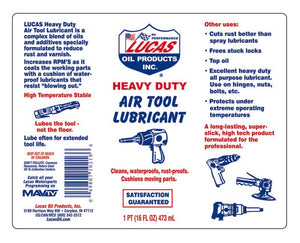 Product of Lucas Oil 10216 Air Tool Oil