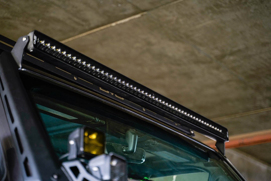 Dv8 Offroad Lbjl-10 Light Bar Mounting Kit||2018-2023-Jeep-Wrangler-Jl-_-Gladiator-Jt-Light-Bar-Mount_Installed_8.Jpg||95||dv8lbjl10||1627963