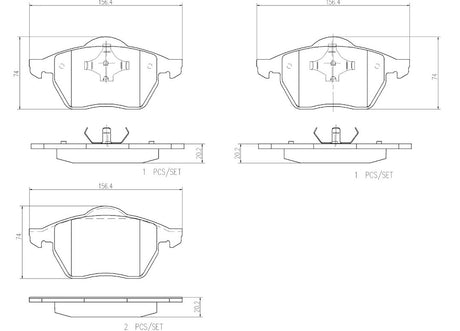 Brembo P85036n Brake Pad||p85036n_2.Jpg||86||brmp85036n||2091775