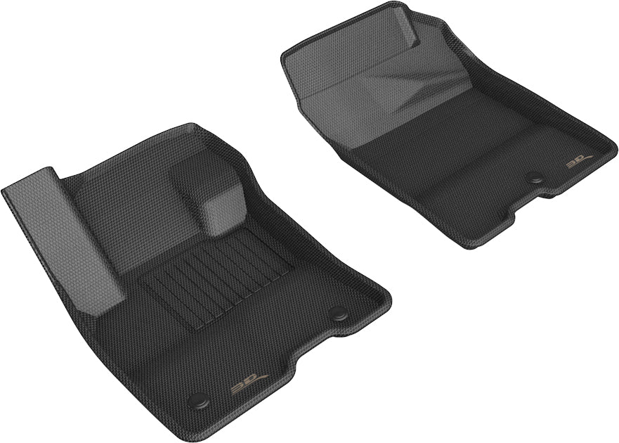 Product of 3D Mats KAGU L1FR14411509 Black Thermoplastic Rubber Of Carbon Fiber Texture Floor Liner 
