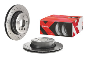 Product of Brembo 0995731XC02 Xtra Vented Cross Drilled 1 Piece Brake Rotor 