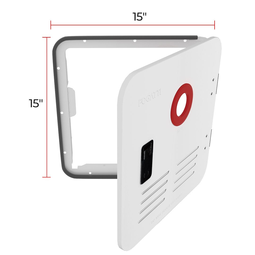 Fogatti Fswd-1515/White Water Heater Access Door||fswd1515white-3.Jpg||87||f7ffswd1515wh||992573