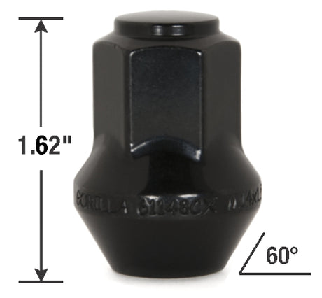 Product of Gorilla 61148FSBC 60 Degree Conical Bulge 14x1.5 Lug Nut 