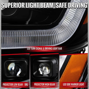 Spec-D Tuning 2lhp-Col15jm-Sq-Rs Headlight Assembly||2lhp-Col15jm-Sq-Rs_3.Jpg||88||sdtol15jmsqrs||2219539