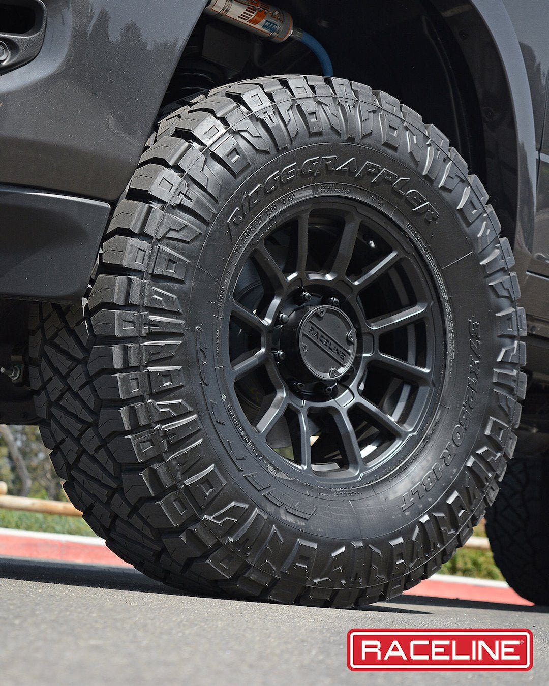 Product of Raceline 18x9 Black Wheel - 5x5.00 Bolt Pattern 