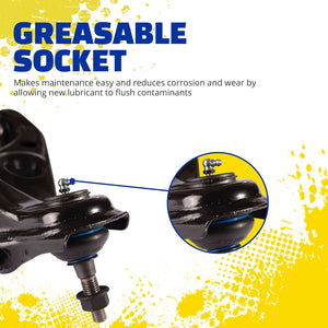 Moog Chassis Rk623905 Control Arm||greasable Socket.Jpg||88||m12rk623905||2255976