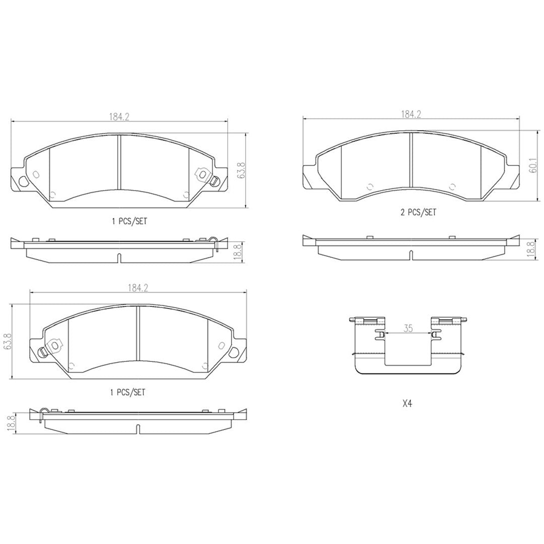 Brembo P10034n Brake Pad||p10034n_Drw.Jpg||87||brmp10034n||1752629
