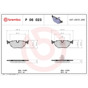 Brembo P06023 Brake Pad||p06023_Drw.Jpg||88||brmp06023||1752161
