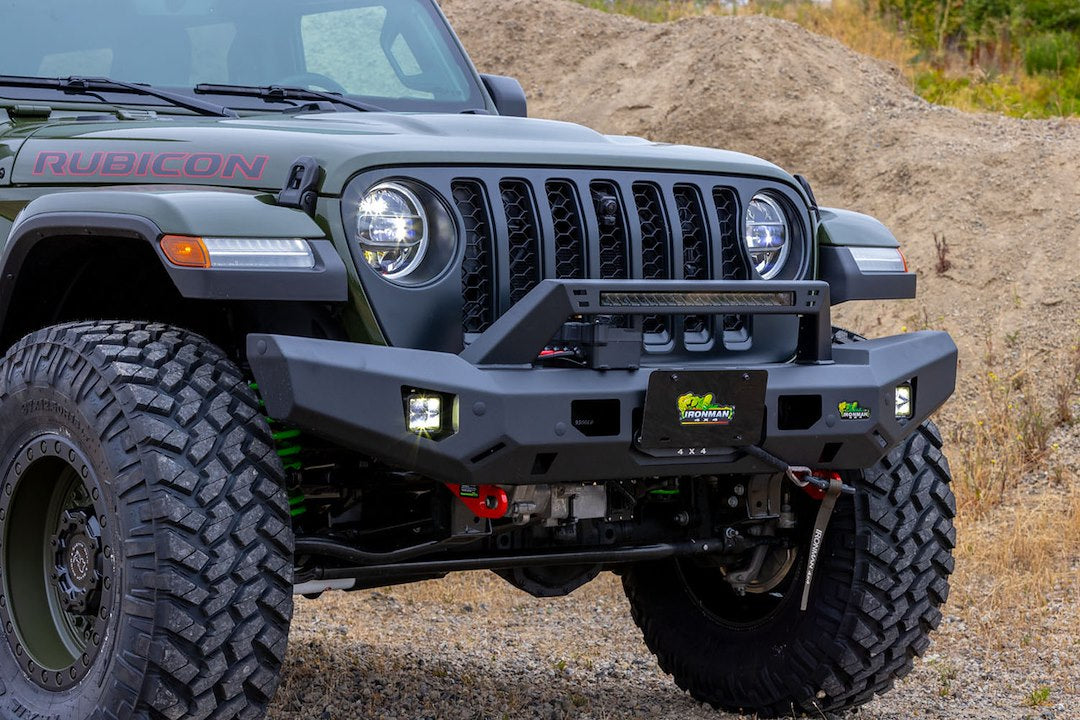 Product of Ironman 4x4 BBR077JLKS1-B80BFA Raid ® Steel Powder Coated Bumper 