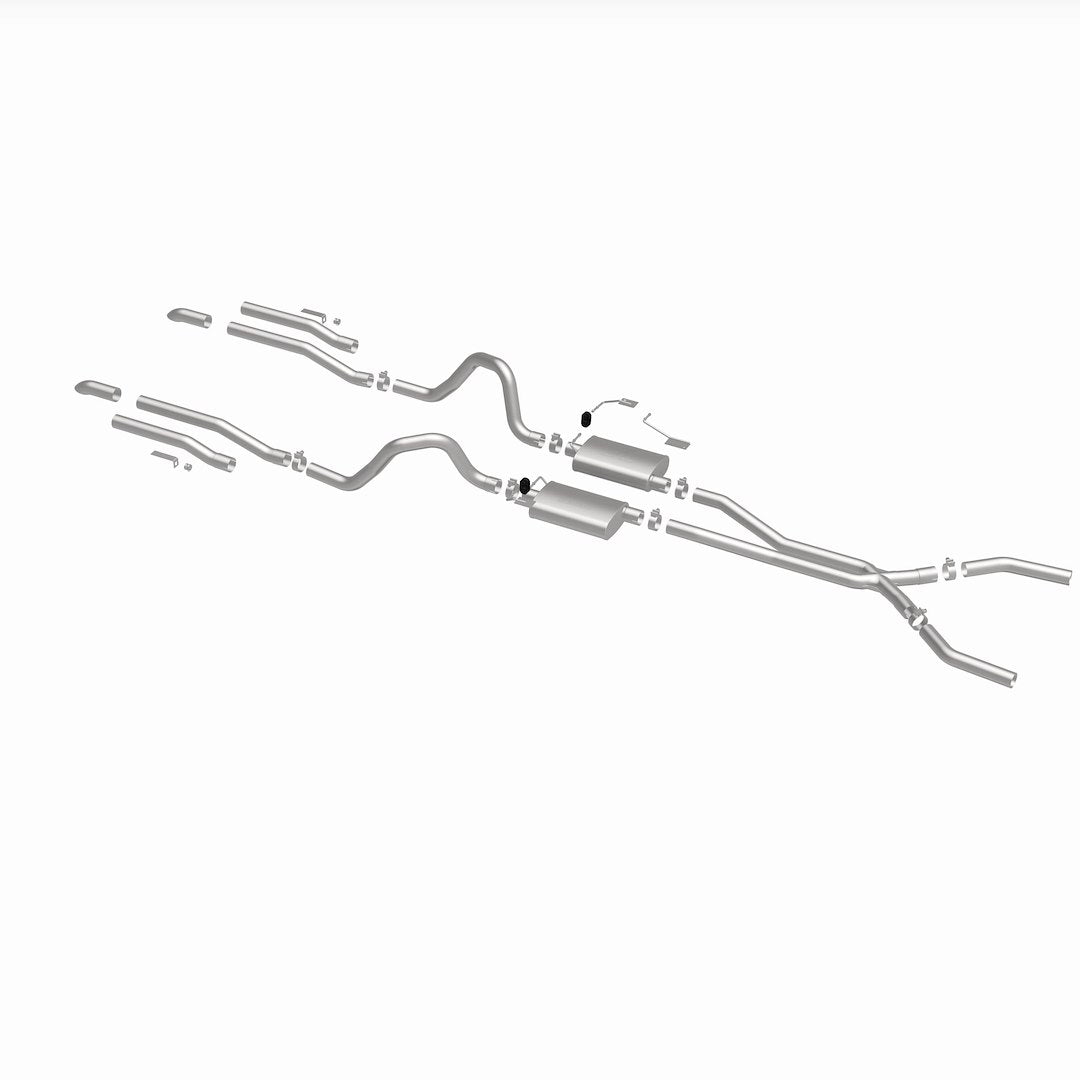 Product of Magnaflow Performance 19303 Street Cat-Back System Dual Exhaust System Kit 
