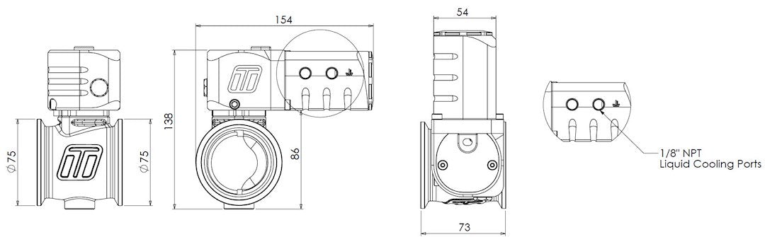 Product of Turbo Smart Ts-0565-1002 Turbocharger Wastegate