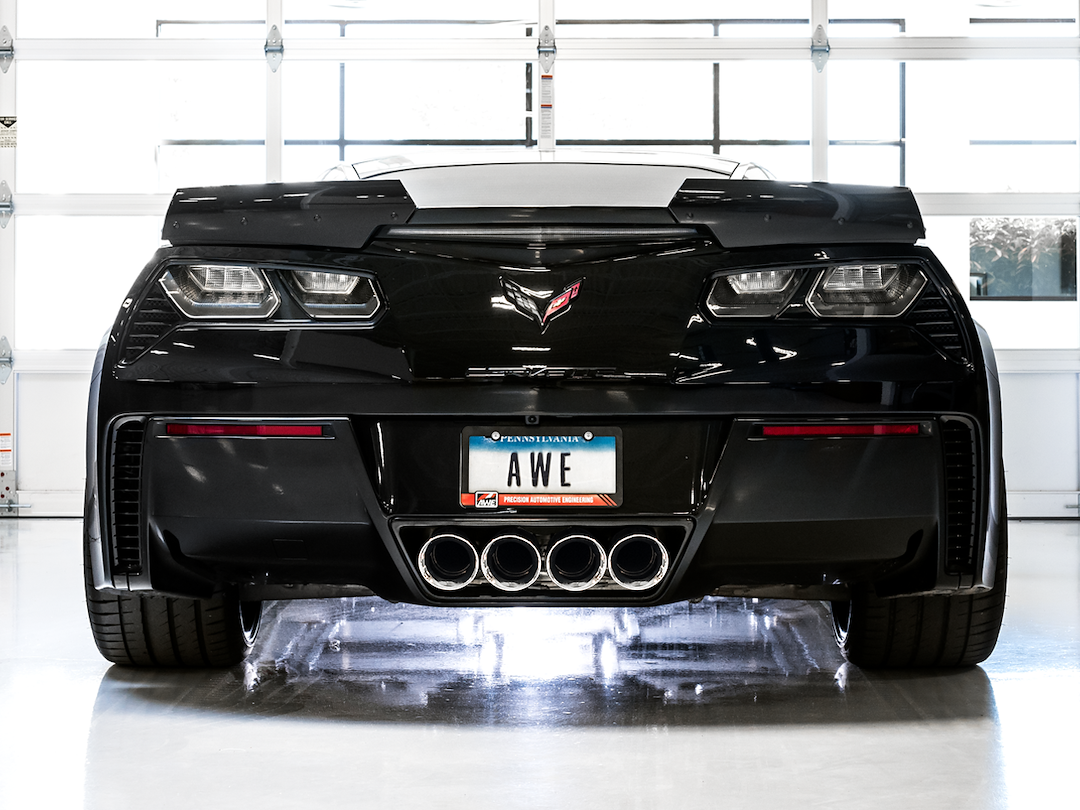 Product of AWE Tuning 3020-42073 Track Edition Axle-Back System Single Exhaust System Kit 