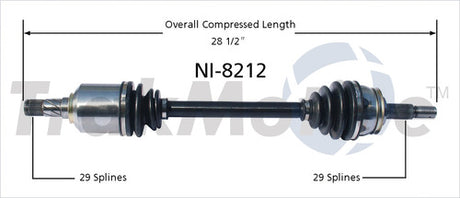 Trakmotive Ni-8212 Cv Axle Shaft||ni-8212.Jpg||85||trkni8212||2261528