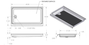 Specialty Recreation Sp2440wl Shower Pan||sp2440wl_1.Jpg||86||b1gsp2440wl||1733804
