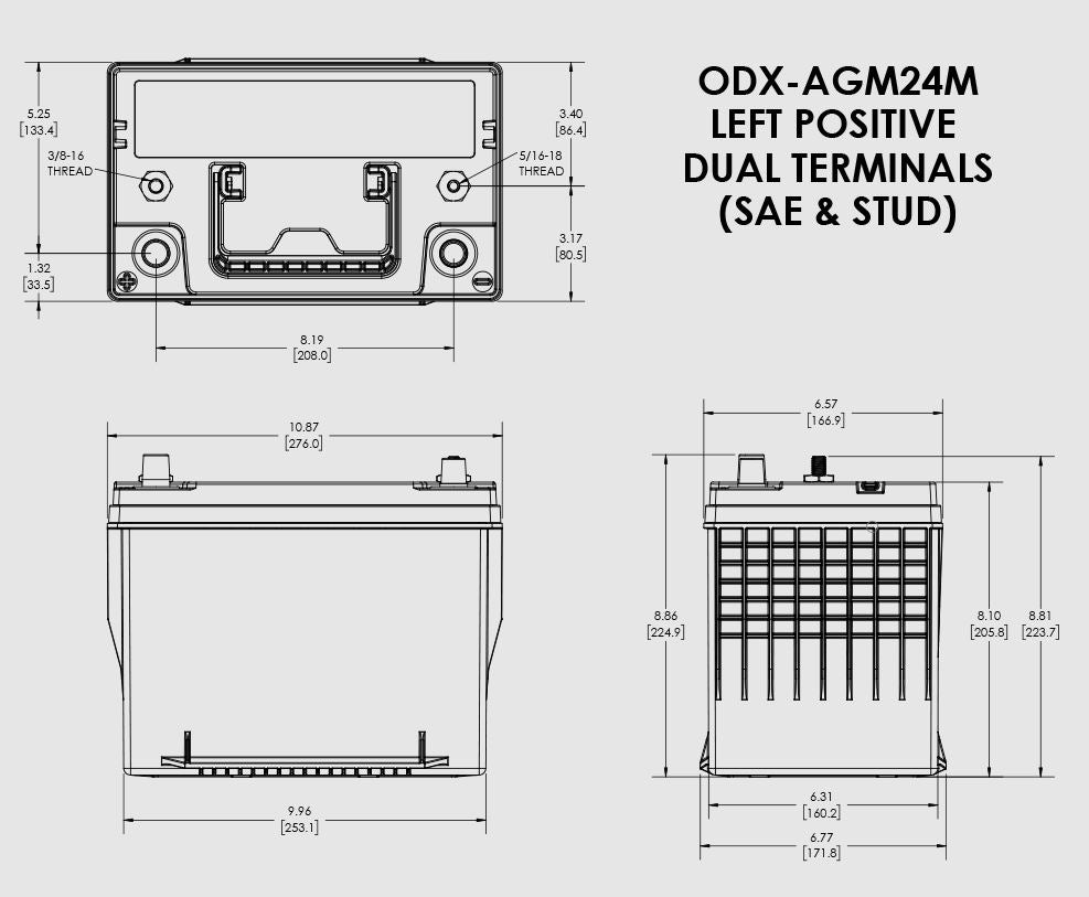 Product of Odyssey Battery Odx-Agm24m Battery