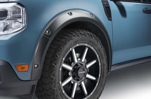 Product of Bushwacker 20967-02 Pocket Style/ Exposed Fasteners Black Fender Flare - Set Of 4 