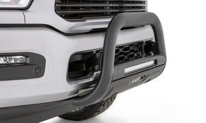 Product of Lund International 47121216 Bull Bar Black Wrinkle Powder Coated 3-1/2 Inch Yes with skid plate 