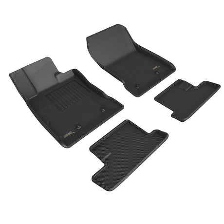Product of 3D Mats KAGU L1SB03301509 Black Thermoplastic Rubber Of Carbon Fiber Texture Floor Liner 