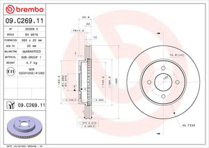 Brembo 09c26911c02 Brake Rotor||09c26911c02_4.Jpg||89||brm09c26911||1684293