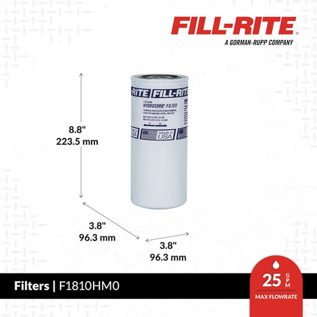Fill-Rite F1810hm0 Liquid Transfer Tank Pump Filter||f1810hm0_1.Jpg||86||f72f1810hm0||1348337