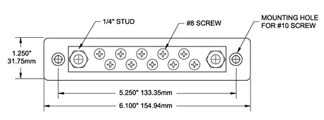 Product of Blue Sea 2301-Bss Busbar