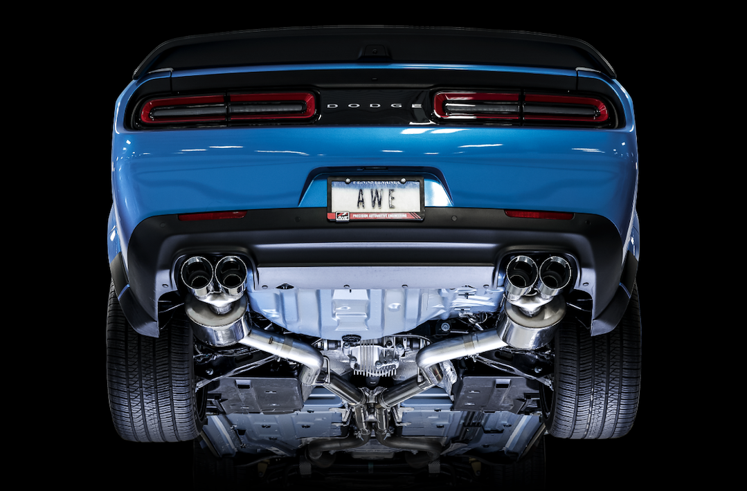 Product of AWE Tuning 3015-42136 Track Edition Cat-Back System Dual Exhaust System Kit 