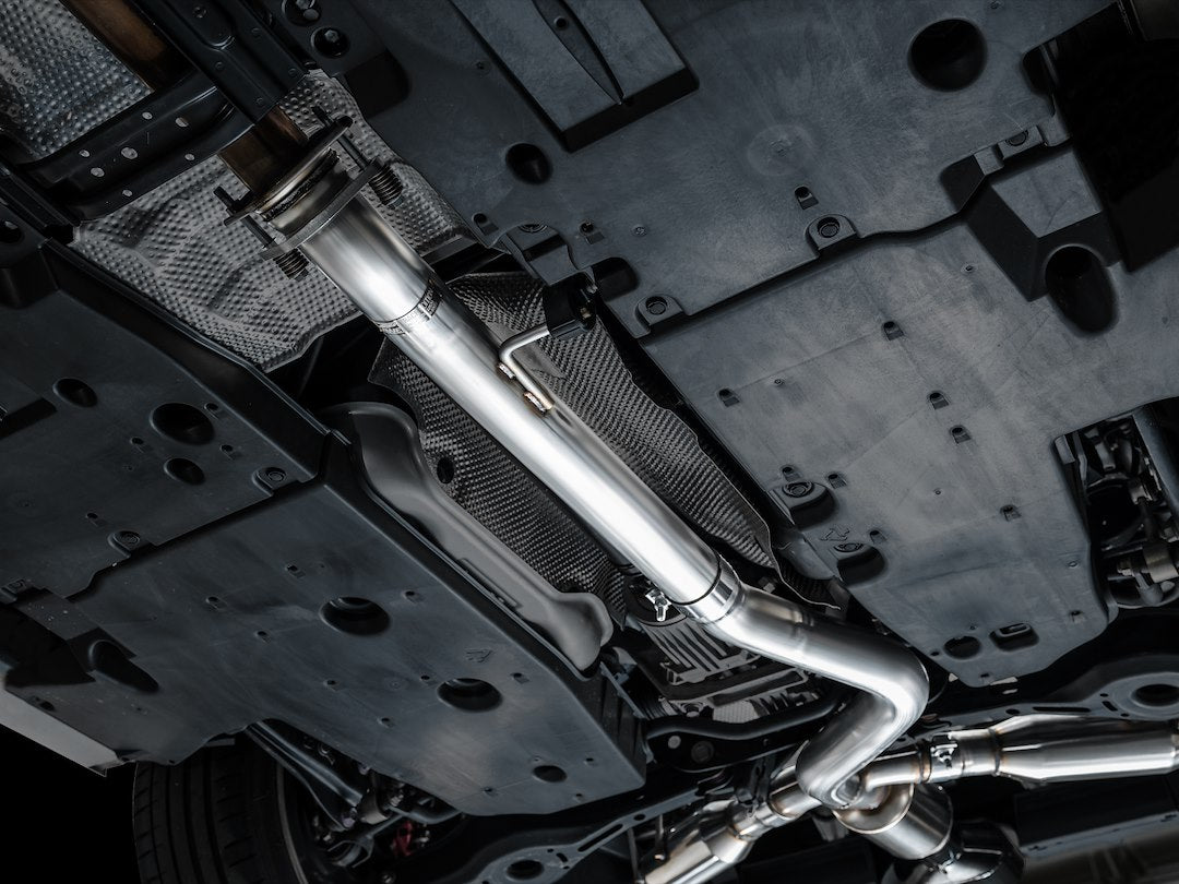 Product of AWE Tuning 3020-53472 Track Edition Cat-Back System Single Exhaust System Kit 