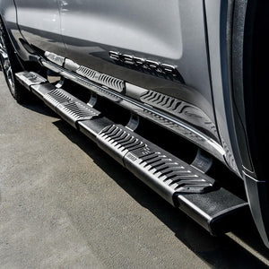 Product of Westin Automotive 28-534695 Black Powder Coated Oval Nerf Bar - Truck Wheel To Wheel 