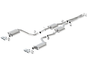 Product of Borla 140628 ATAK ® Series Cat Back System Dual Exhaust System Kit 