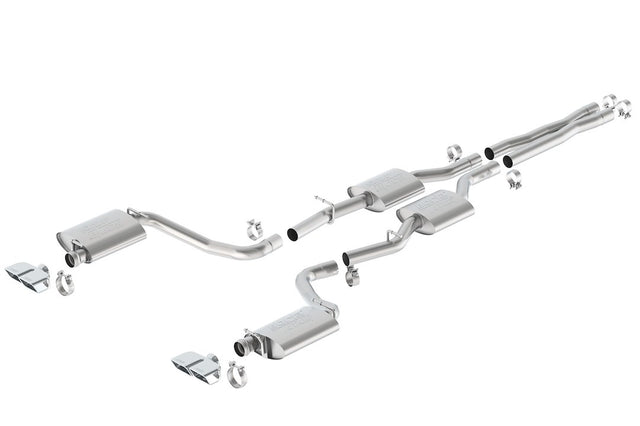 Product of Borla 140628 ATAK ® Series Cat Back System Dual Exhaust System Kit 