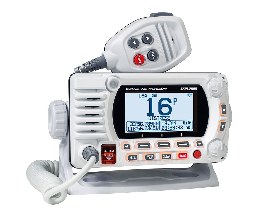 Standard Horizon Gx1850w Vhf Radio||gx1800_Gx1850 White_Front-Left.Jpg||86||stdgx1850w||1124465