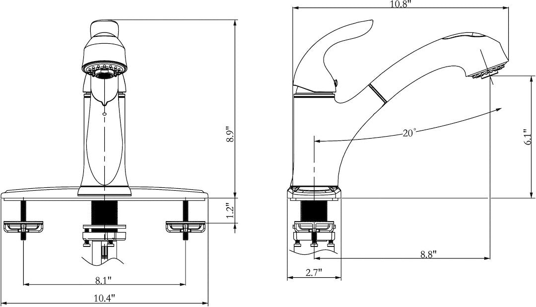 Product of Phoenix Products Pf231341 Faucet