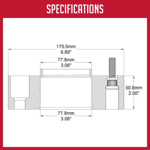 Product of Coyote Wheel Accessories 6550-6550h-E125 Wheel Adapter