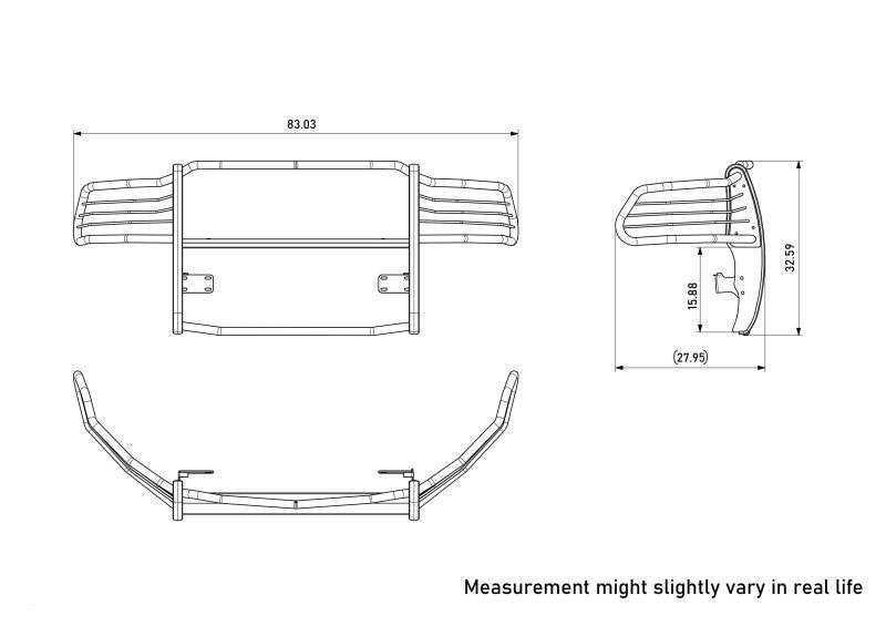 Black Horse Offroad 17dr01ma Grille Guard||17dr01ma_8.Jpeg||92||blk17dr01ma||2237357