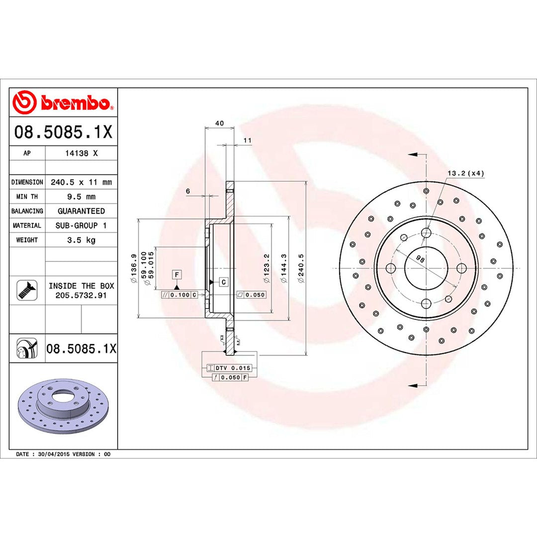 Brembo Ktx0087 Brake Kit||ktx0087_5.Jpg||90||brmktx0087||2240332
