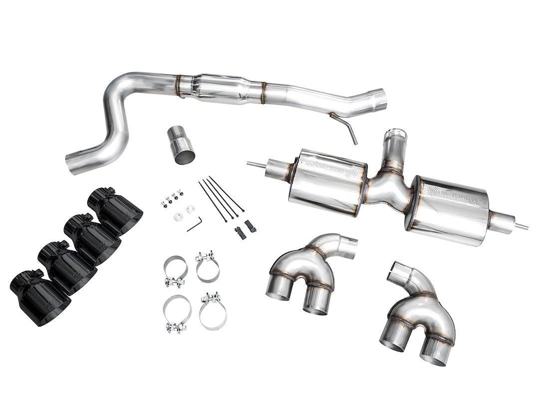 Product of AWE Tuning 3015-43658 Touring Edition Cat-Back System Single Exhaust System Kit 